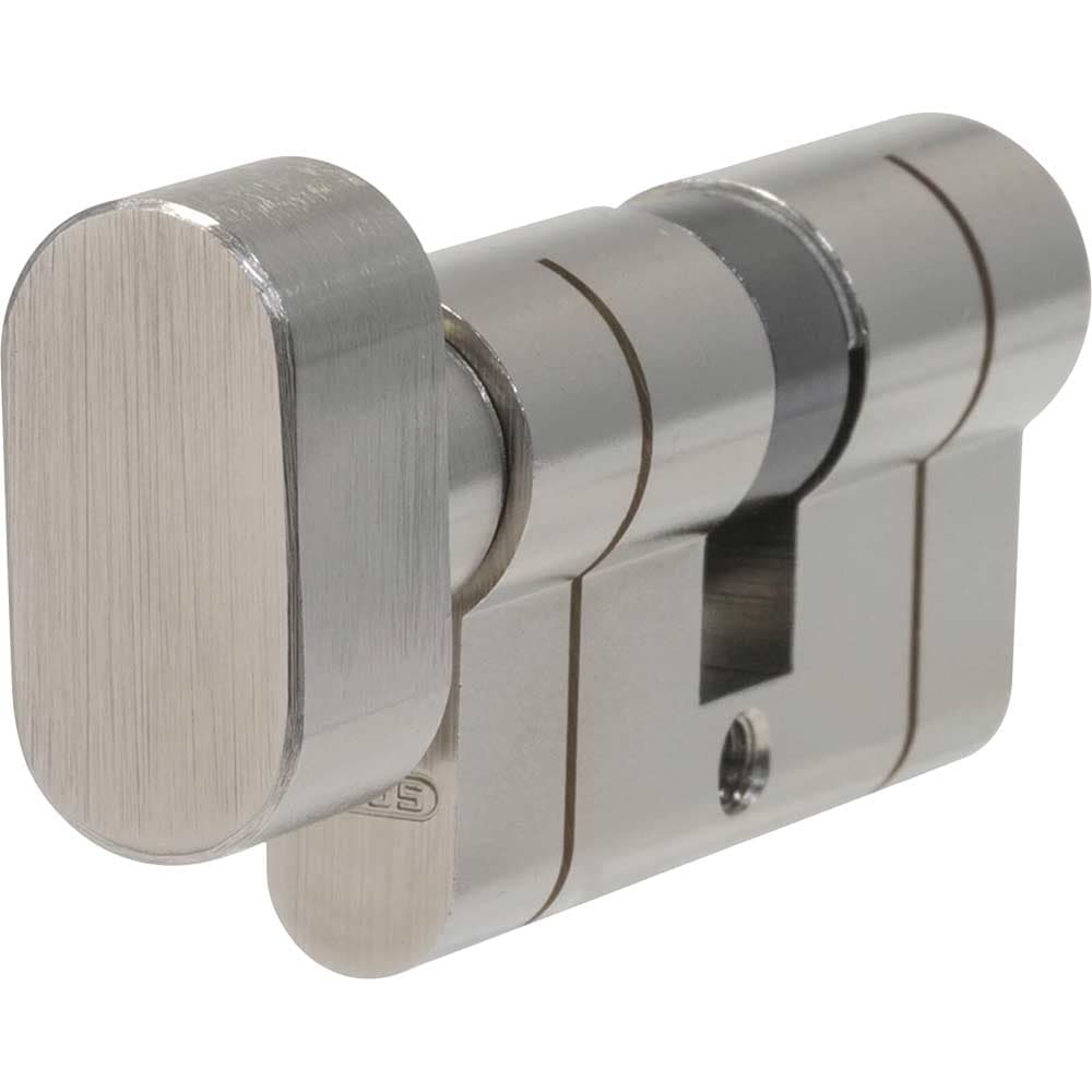 KE50PS Double Euro Thumbturn Cylinder Lock 60mm 30mm x 30mm Nickel