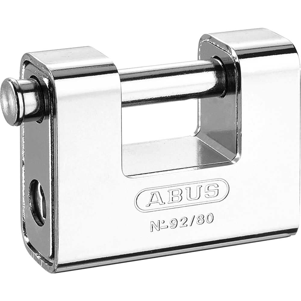 80mm 92 Series Steel Clad Body Brass Shutter Padlock 80mm Standard