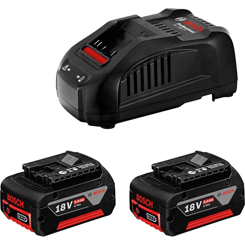 Genuine 18v Cordless Twin CoolPack Li ion Batteries 5ah Fast Charger 240v