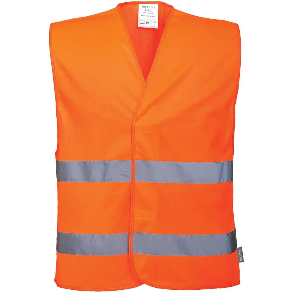 Two Band Class 2 Hi Vis Waistcoat L
