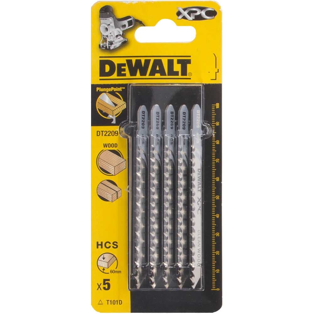 DeWalt XPC T101D Bi Metal Jigsaw Blades for Wood Pack of 5