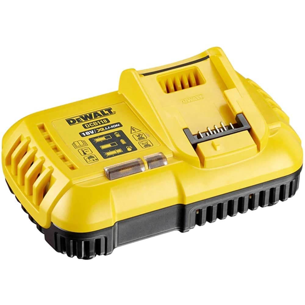 DeWalt DCB118 54v and 18v XR Cordless FLEXVOLT Li-ion Fast Battery Charger 240v
