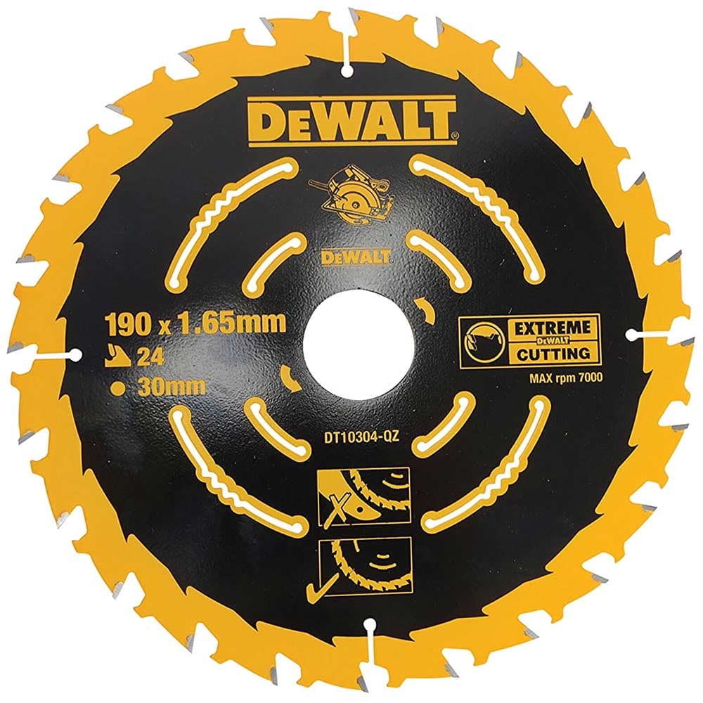DeWalt Elite Extreme Framing Circular Saw Blades 184mm 40T 16mm