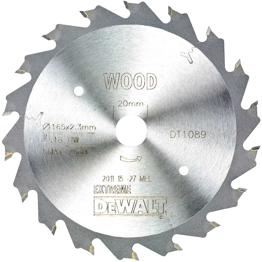 DeWalt Extreme Fast Ripping Saw Blades 165mm 18T 20mm