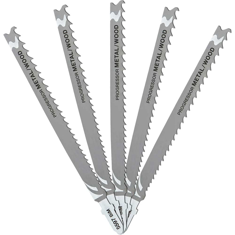 DeWalt T345XF HCS Progressor Tooth Jigsaw Blades Pack of 5