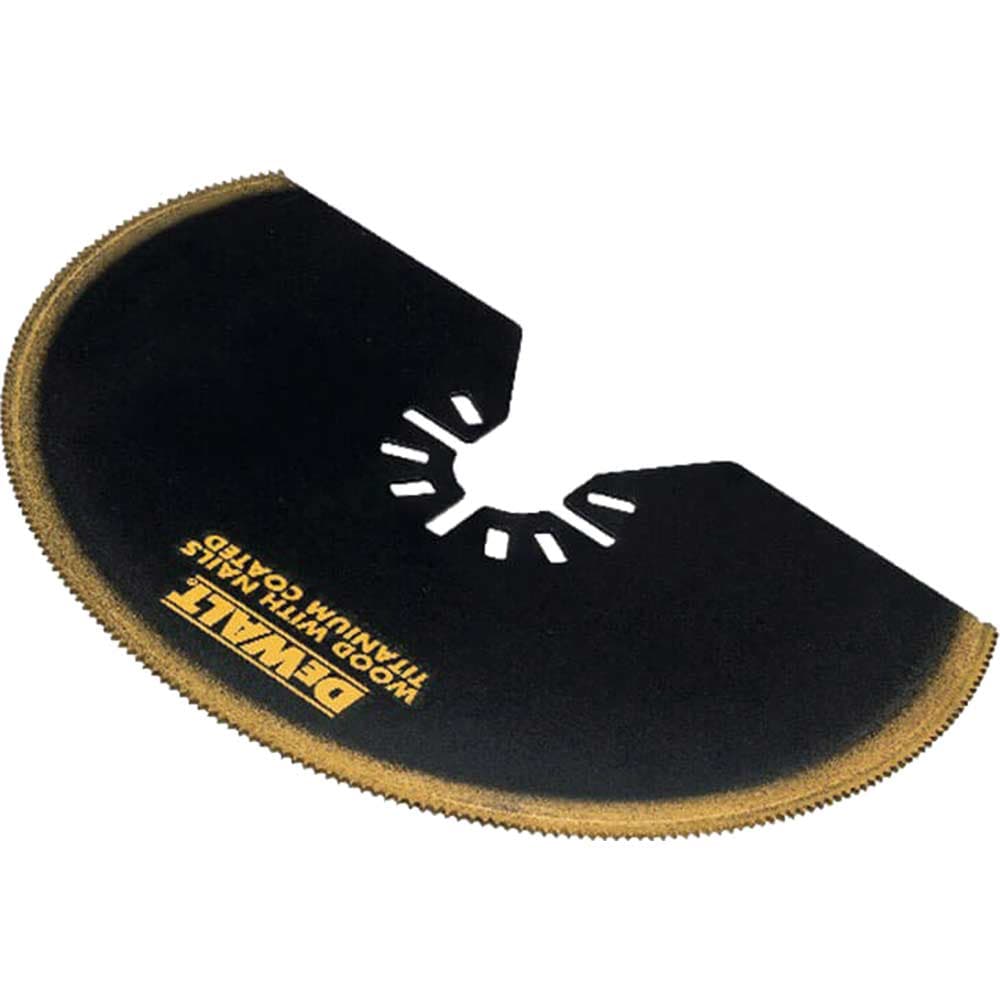 DeWalt DT20709 Titanium OIS Oscillating Multi Tool Plasterboard and Wood Segment Saw Blade 100mm Pack of 1