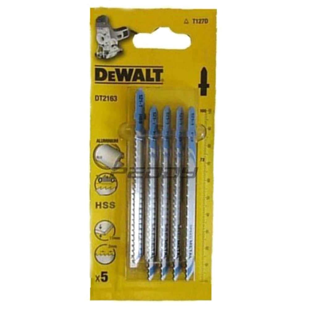 DeWalt T127D HSS Metal Cutting Jigsaw Blades Pack of 5