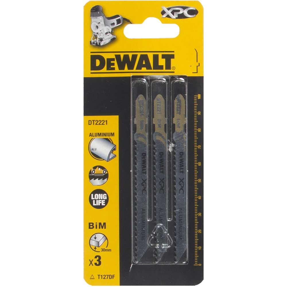 DeWalt DT2221 Bi Metal Jigsaw Blades Pack of 3