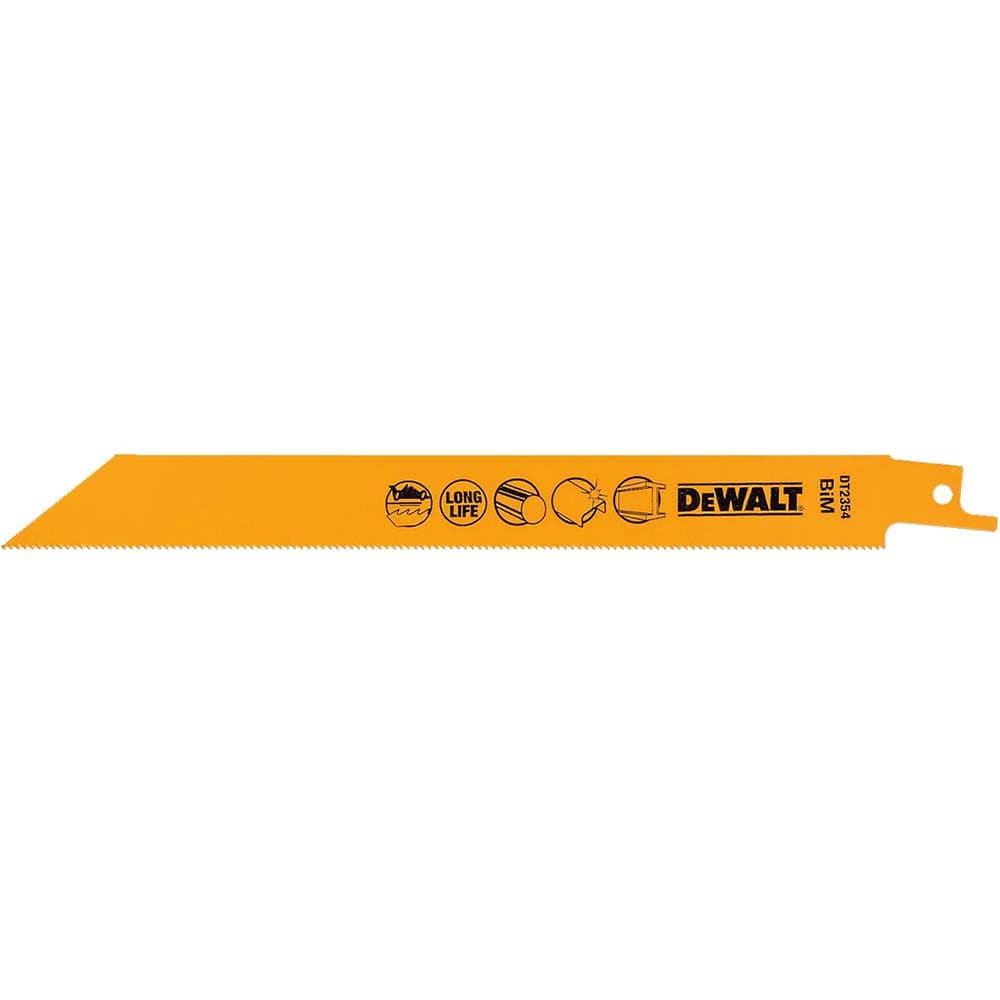 DeWalt Bi Metal Reciprocating Sabre Saw Blades for Metal 203mm Pack of 5