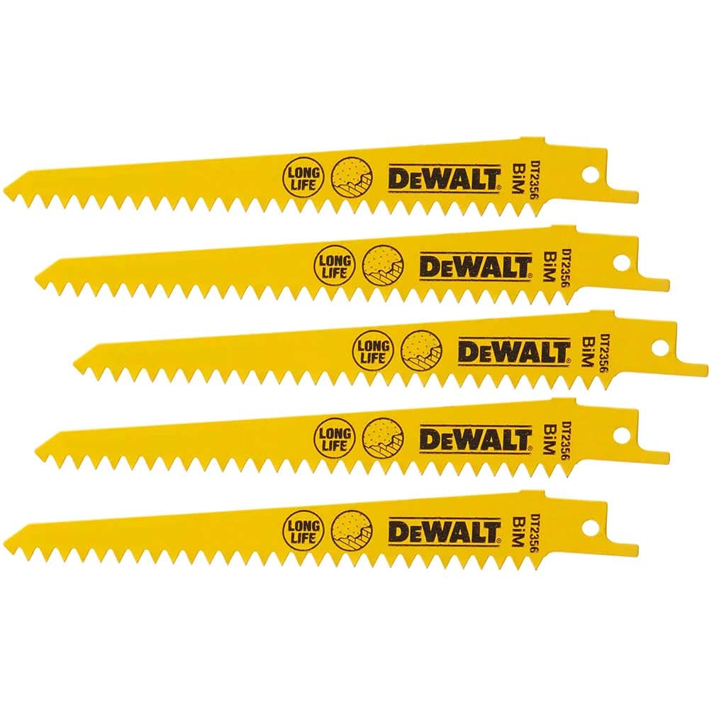 DeWalt S1344D Plaster Reciprocating Sabre Saw Blades 152mm Pack of 5