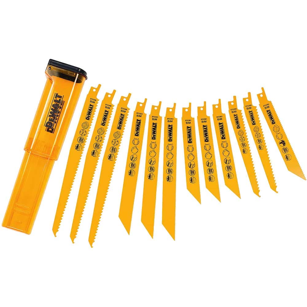 DeWalt DT2445 12 Piece Extreme Reciprocating Sabre Saw Blade Set
