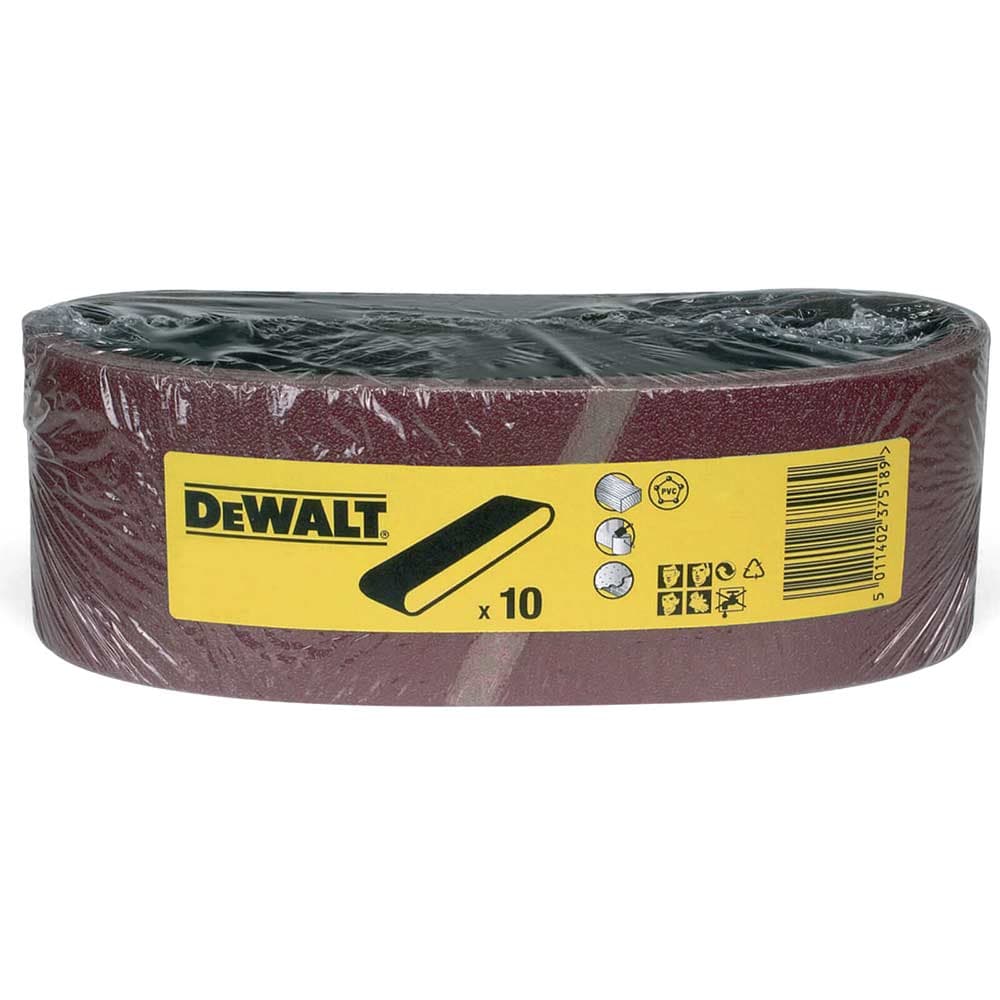 DeWalt 75 x 533mm Sanding Belts 75mm x 533mm 120g Pack of 10