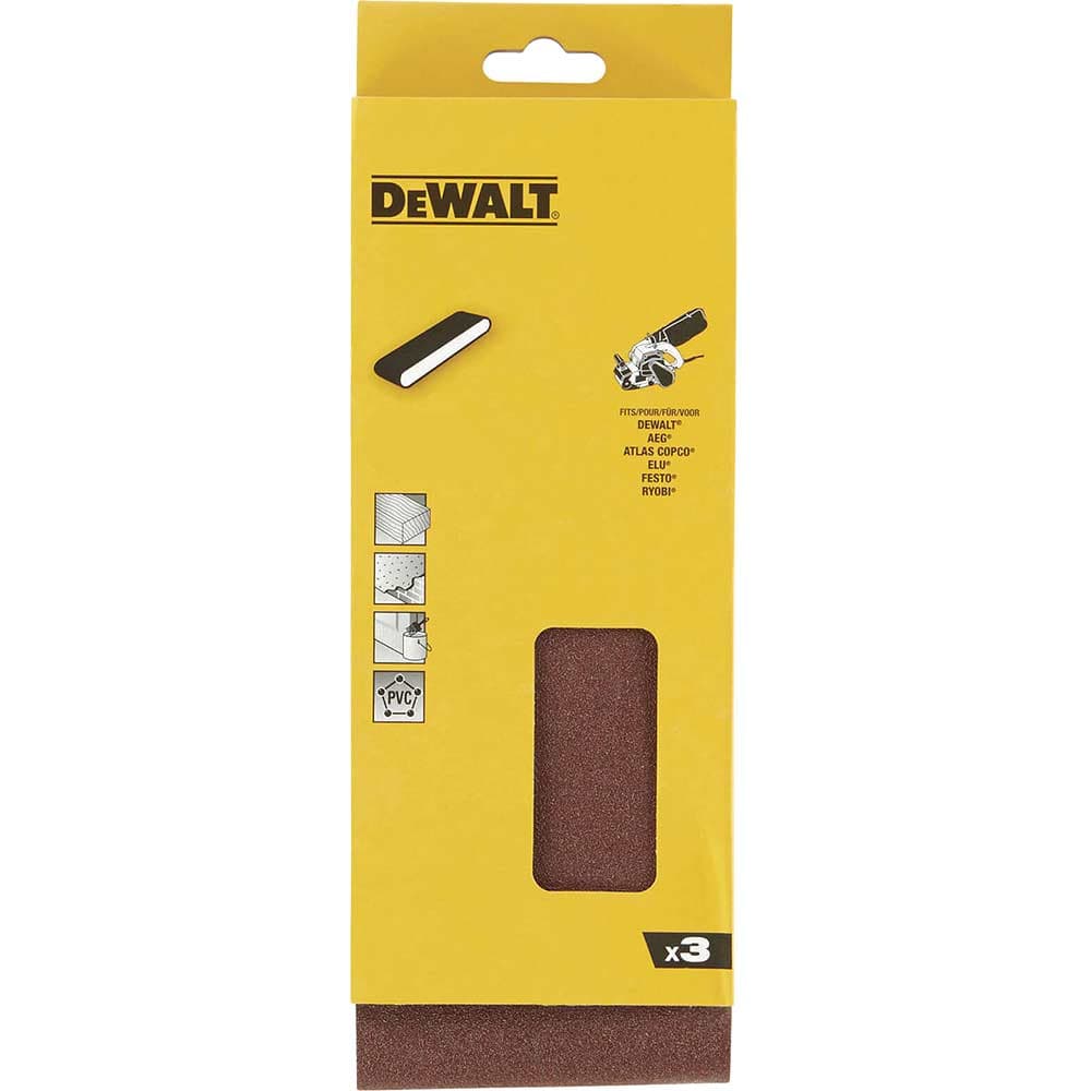 DeWalt 100 x 560mm Sanding Belts 100mm x 560mm 150g Pack of 3