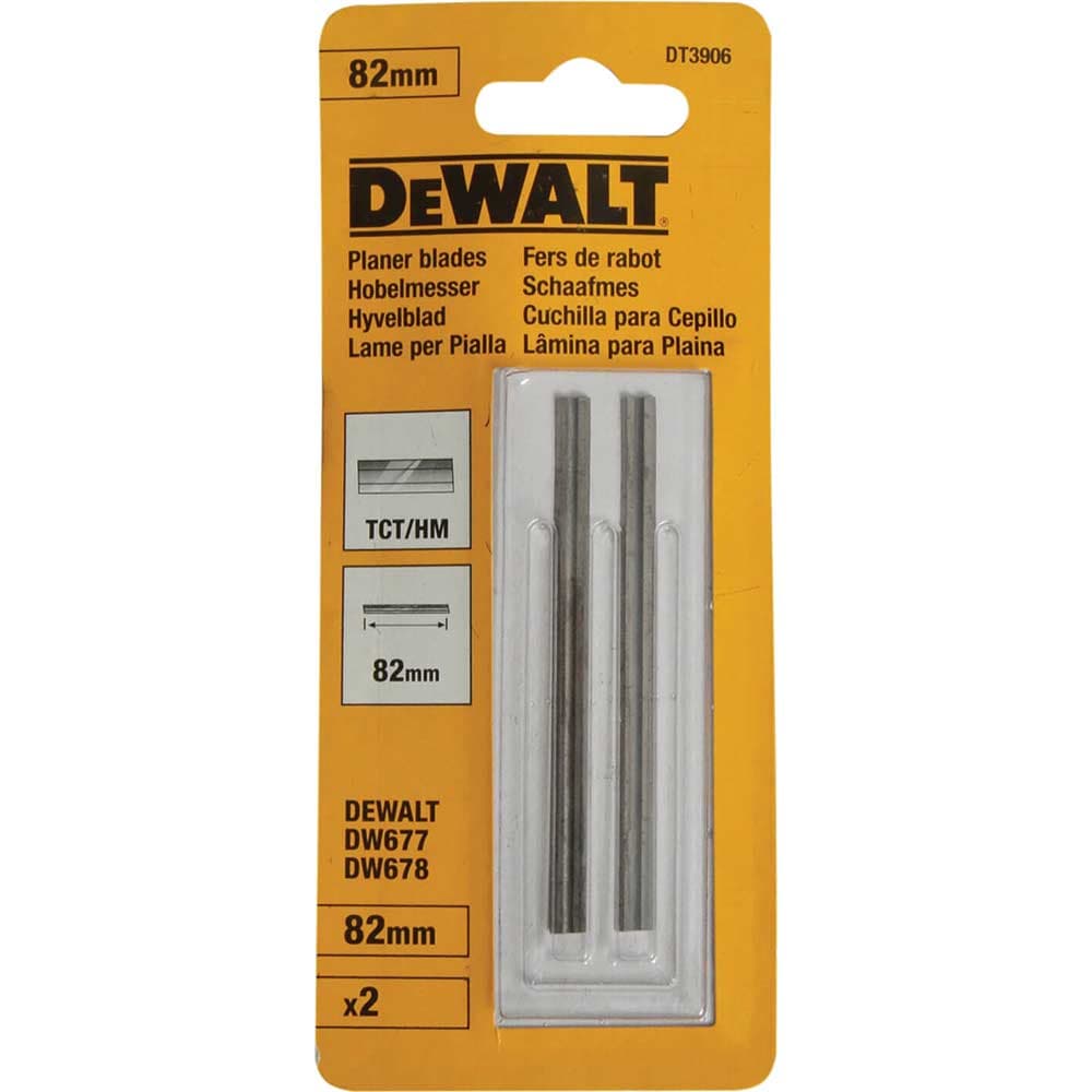 DeWalt TCT Reversible Planer Blades 82mm