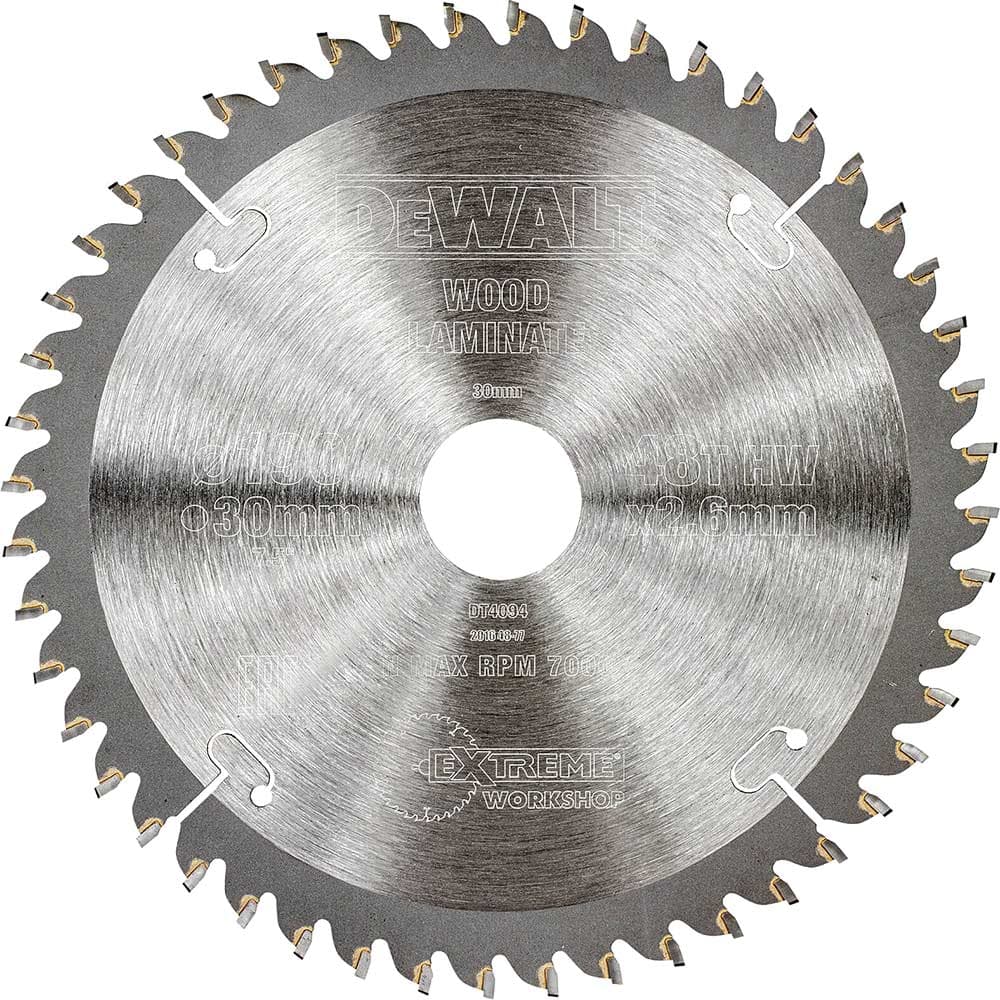 DeWalt Extreme Fine Finish Saw Blades 190mm 40T 30mm
