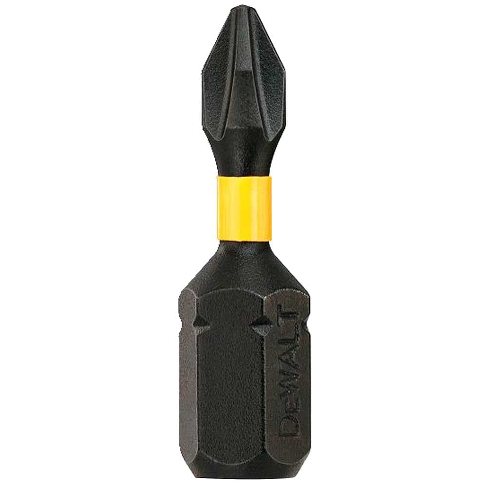 DeWalt Phillips Extreme Impact Torsion Screwdriver Bit PH1 25mm Pack of 5