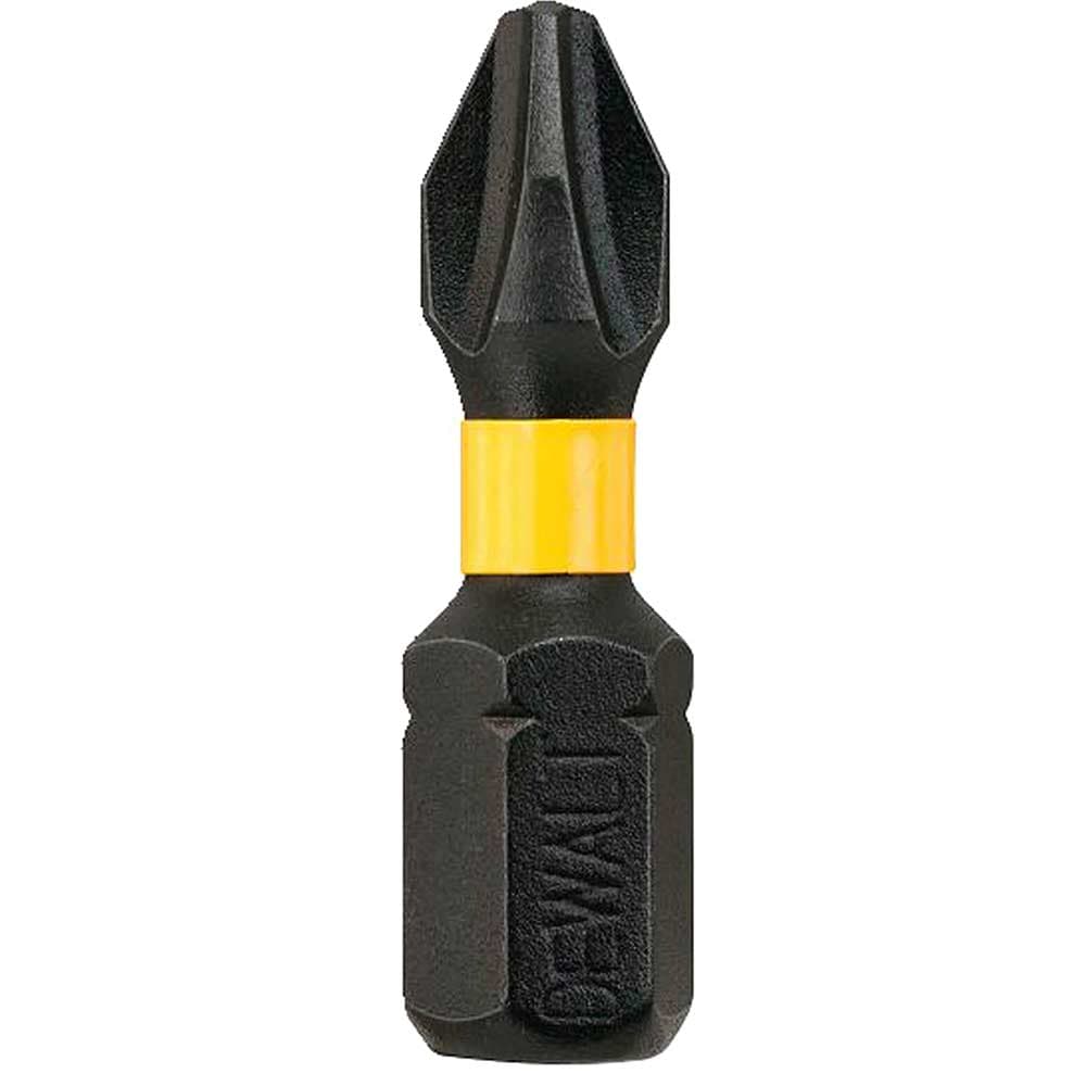 DeWalt Phillips Extreme Impact Torsion Screwdriver Bit PH2 25mm Pack of 5