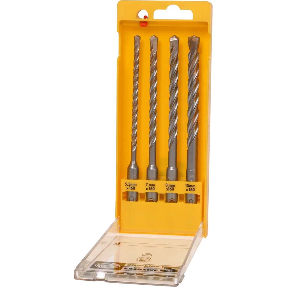 DeWalt 4 Piece Extreme SDS Plus Drill Bit Set