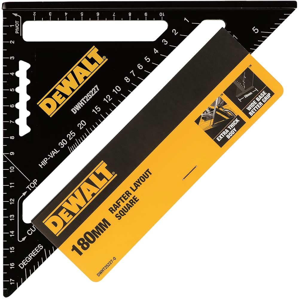 DeWalt Aluminium Quick Square Metric 180mm