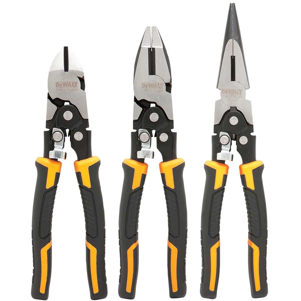 DeWalt 3 Piece Compound Action Plier Set