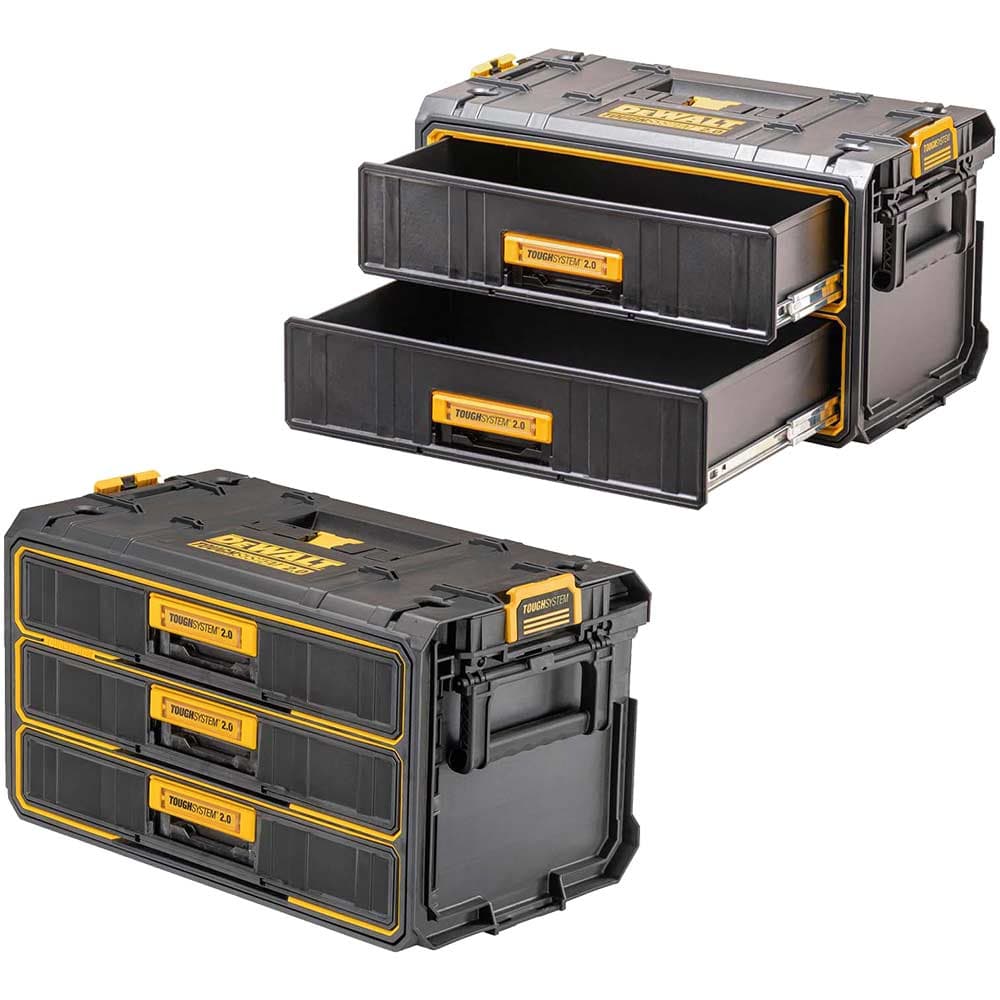 DeWalt 2 Piece Tough System V2 Tool Case Set