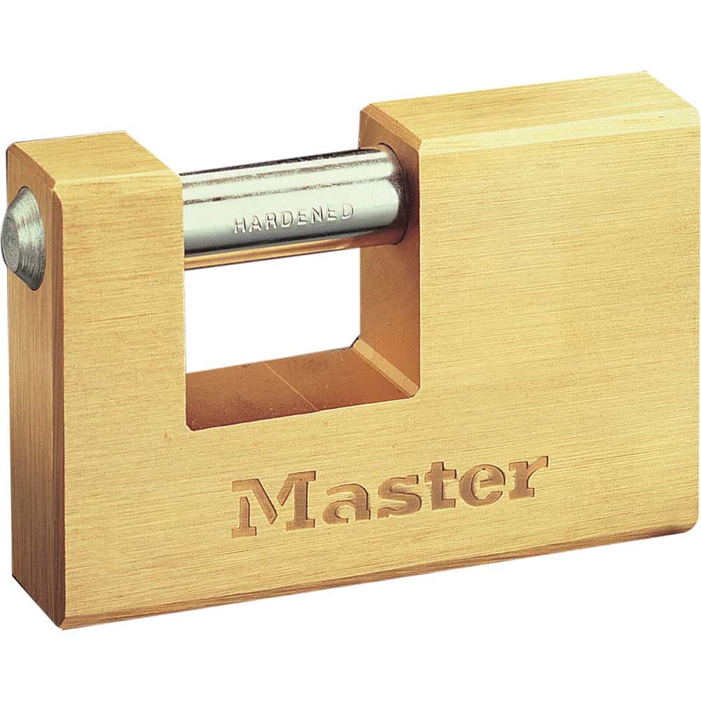 Rectangular Solid Body Shutter Padlock 76mm Standard