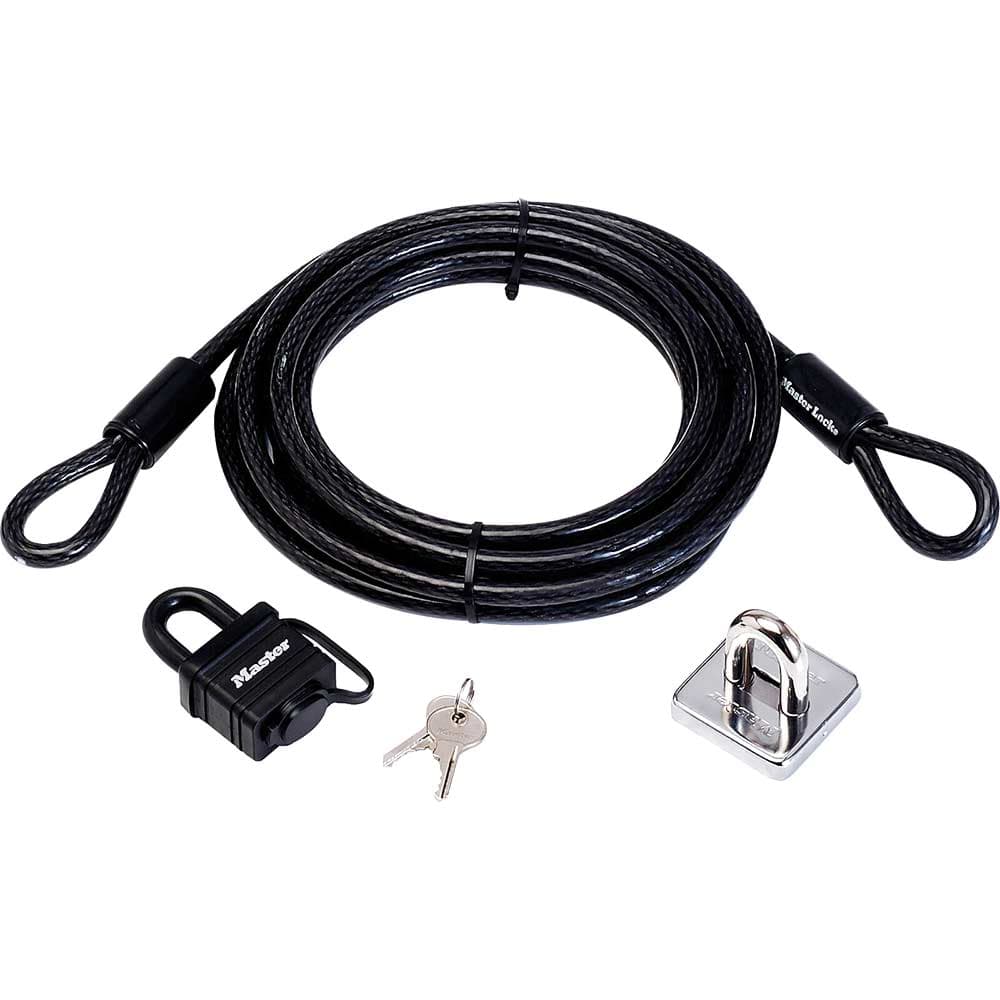 Cable Lock Anchor Garden Security Kit