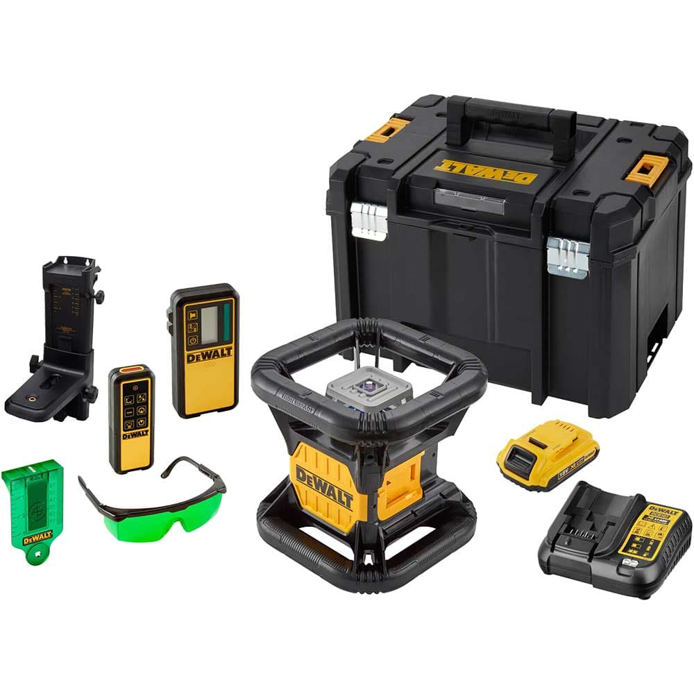 DeWalt DCE079DIG 18v XR Cordless Rotary Green Laser Level Kit 1 x 2ah Li-ion Battery Charger Case