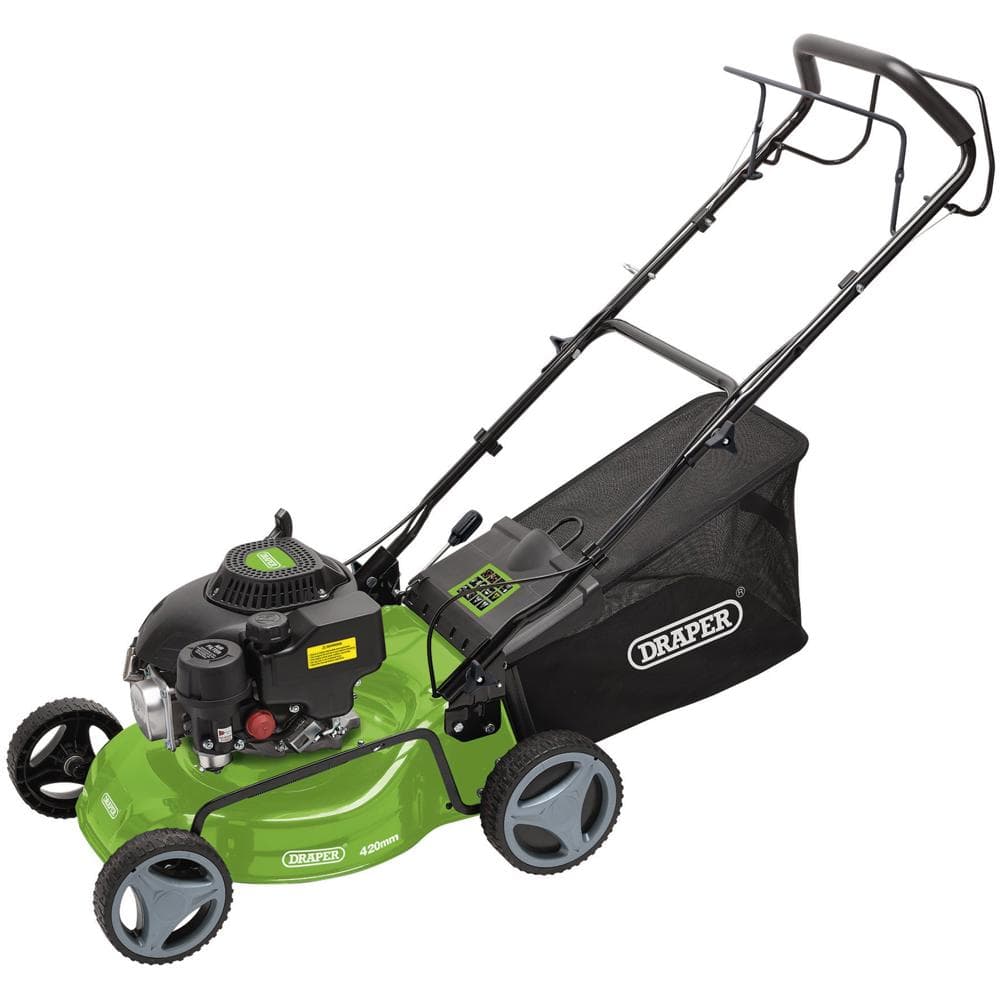 Steel Deck Petrol Lawnmower 420mm