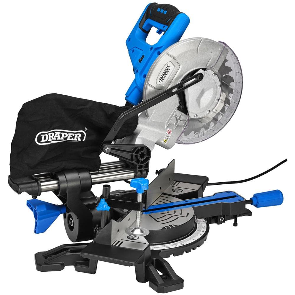 Draper SMS210B Sliding Compound Mitre Saw 210mm 240v