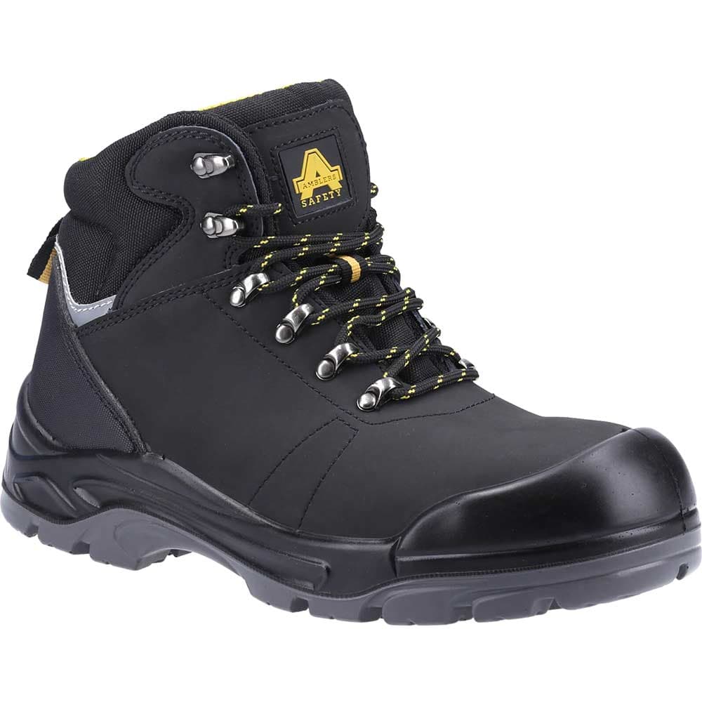 Amblers Safety As252 Lightweight Water Resistant Leather Safety Boots Black Size 9