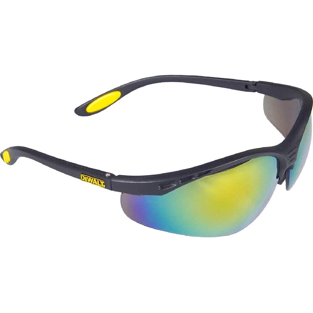 DeWalt DPG58 Reinforcer Safety Glasses Black Fire Mirror