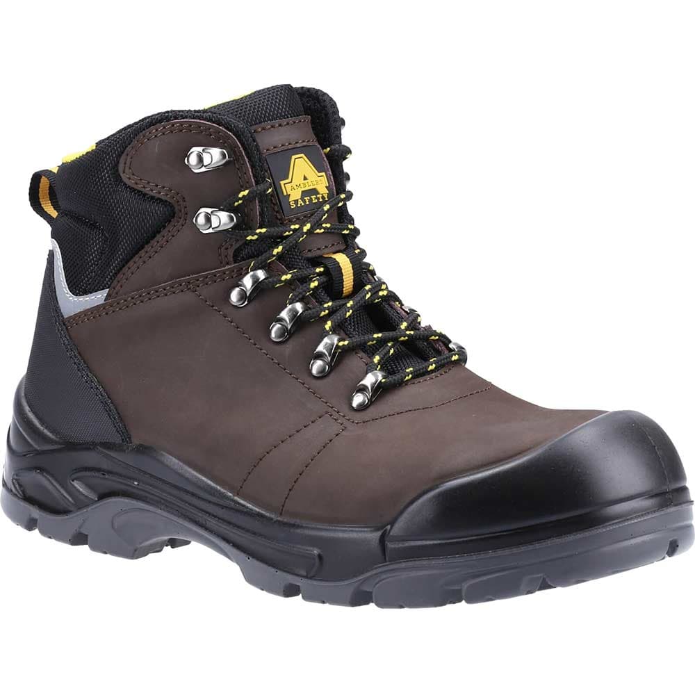 Amblers Safety AS203 Laymore Water Resistant Leather Safety Boot Brown Size 10