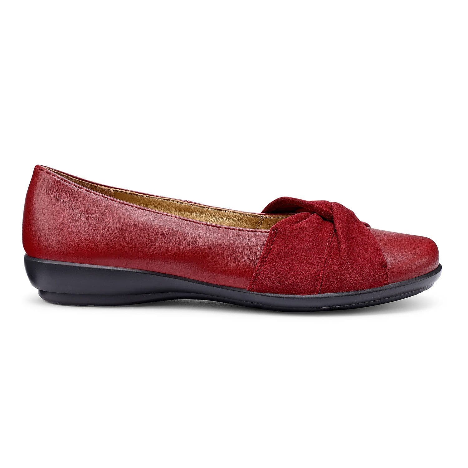 Wide Fit Lark Ballerinas Dark