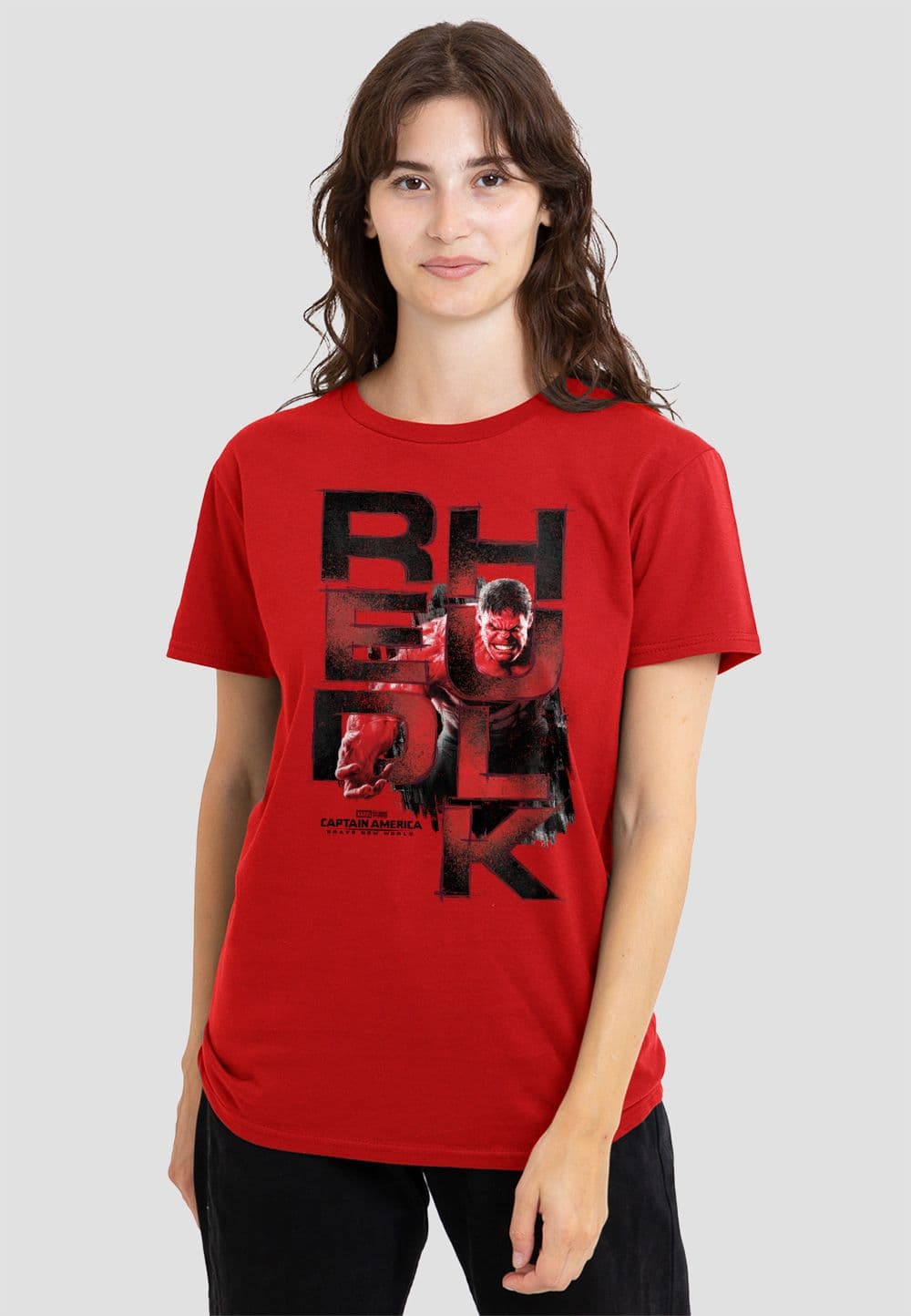 Captain America Brave World Hulk Grit T Shirt