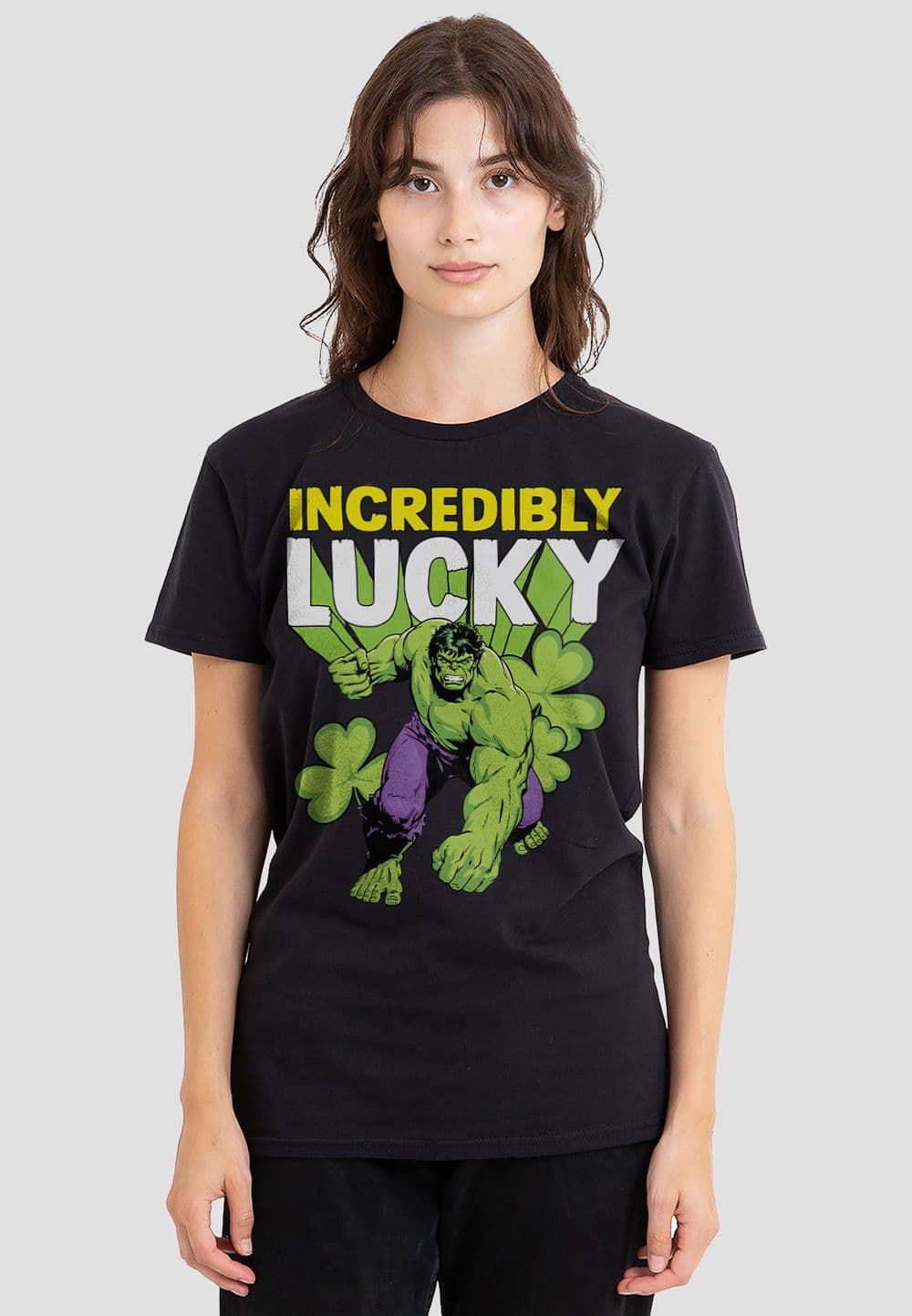 Incredible Hulk St Patricks Day Hulk Incredibly Lucky T Shirt