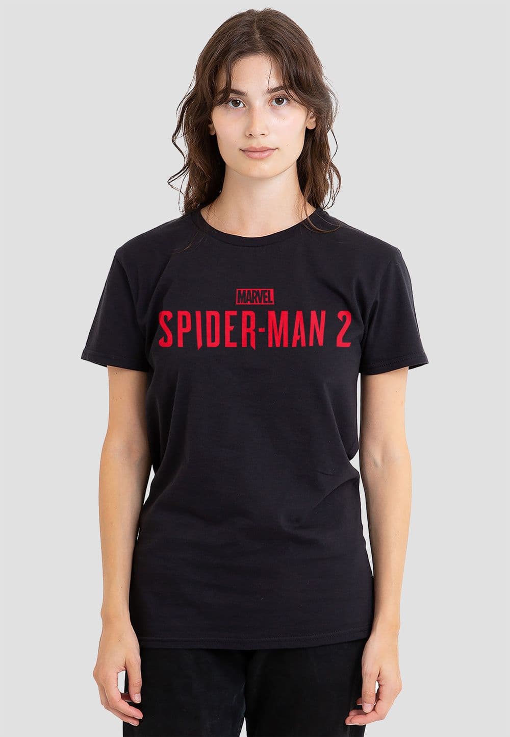 SpiderMan 2 Gamerverse Red Logo T Shirt