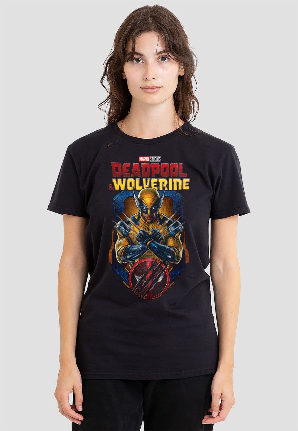 Deadpool Wolverine Wolverine Torn Frame T Shirt