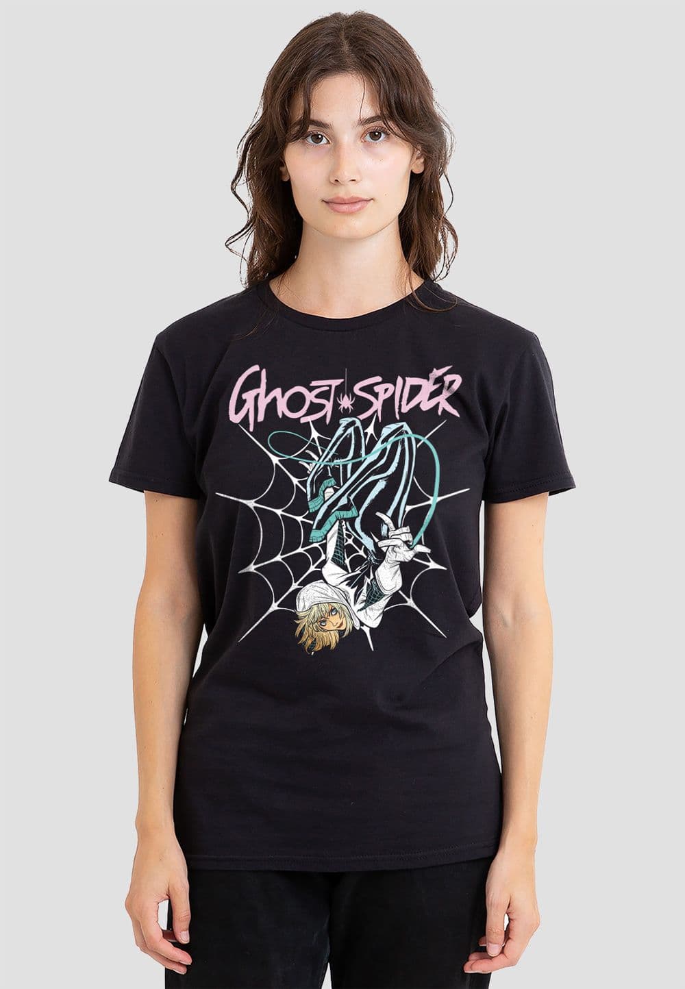 Spiderman Ghost Spider Neon Web T Shirt