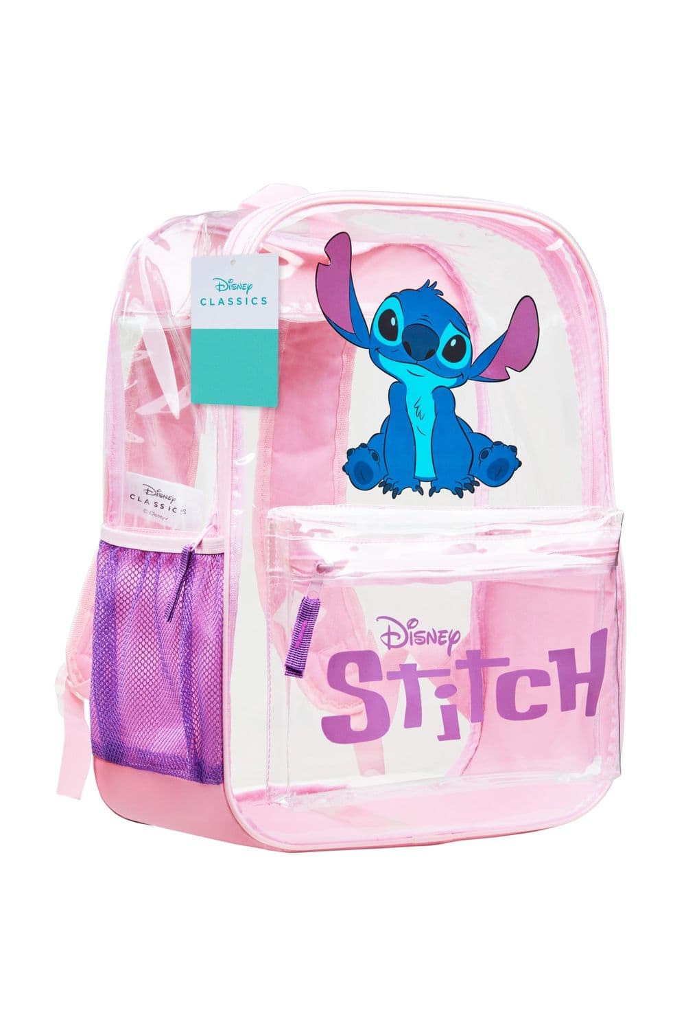 Stitch Backpack Transparent School Bag Rucksack Clear Daypack Travel