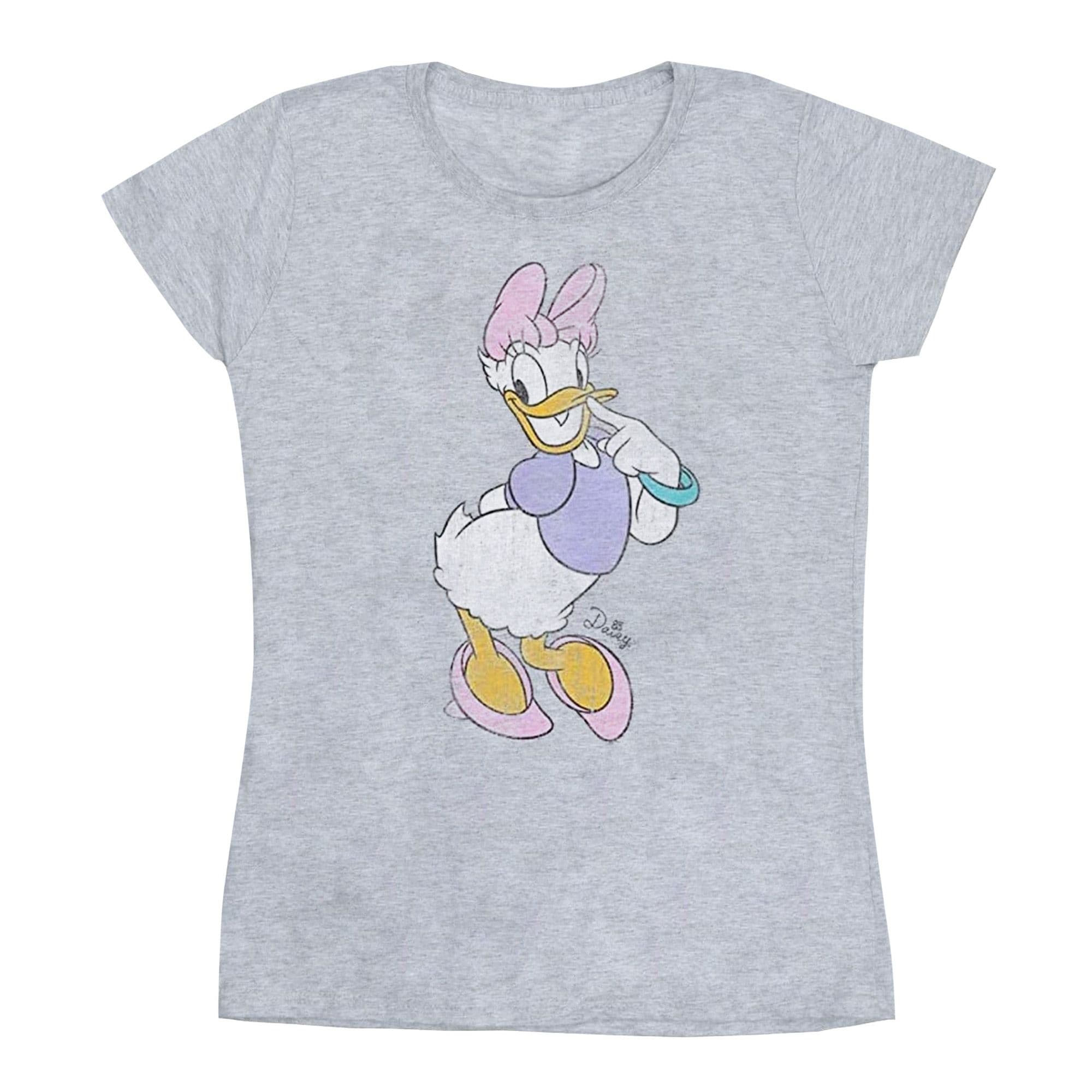 Classic Daisy Duck Heather T Shirt Mid
