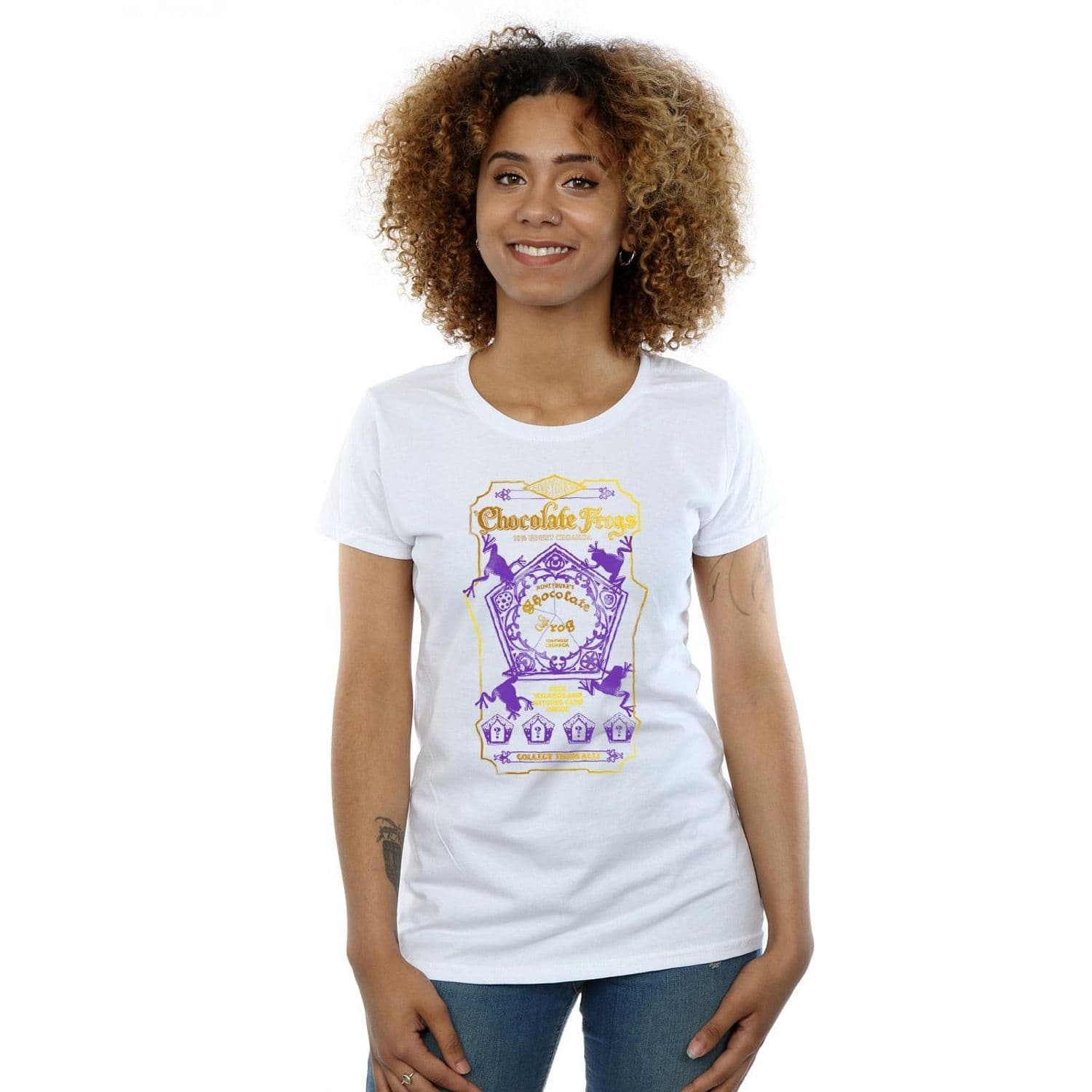 Chocolate Frogs Coloured Label Cotton T Shirt