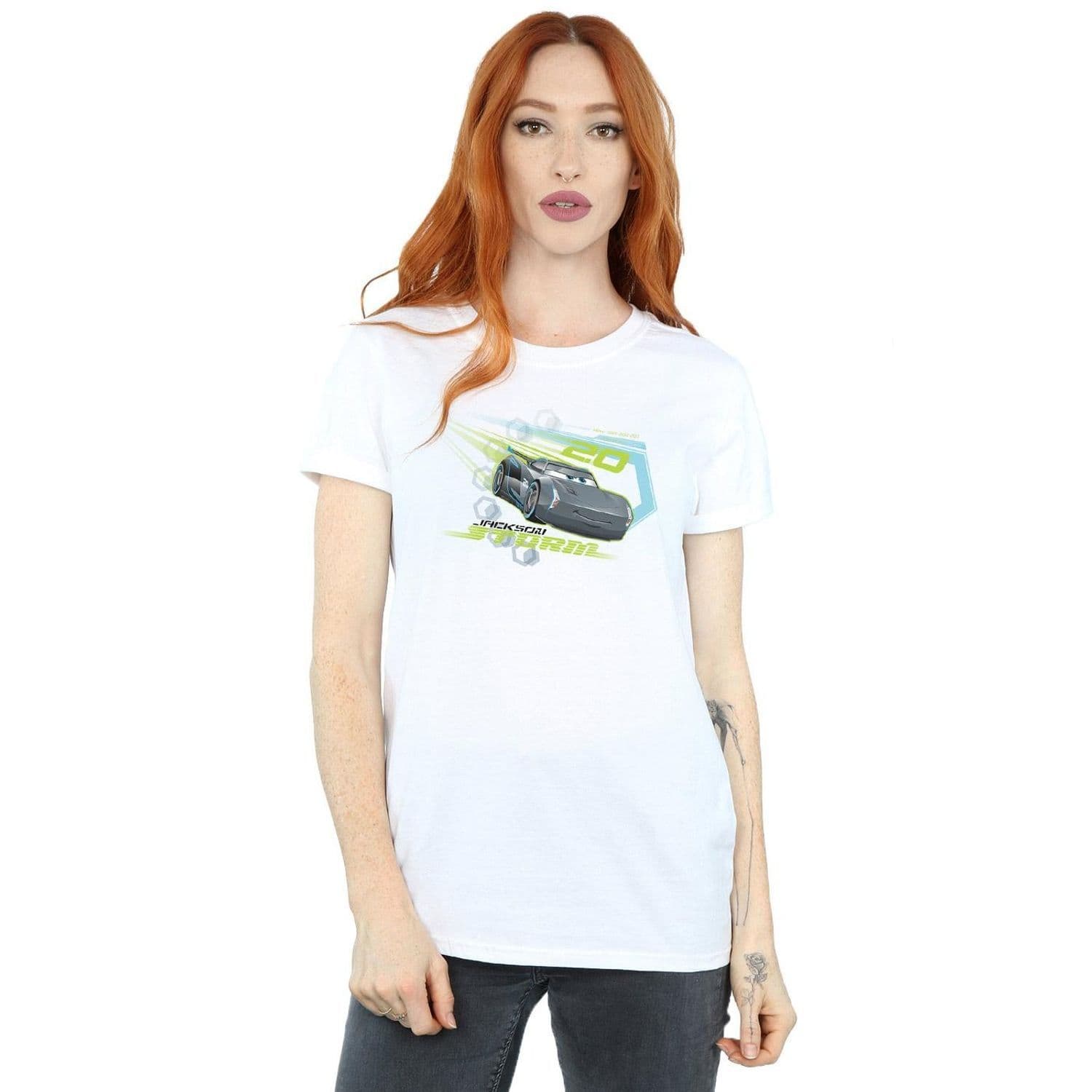 Cars Jackson Storm Cotton Boyfriend T Shirt