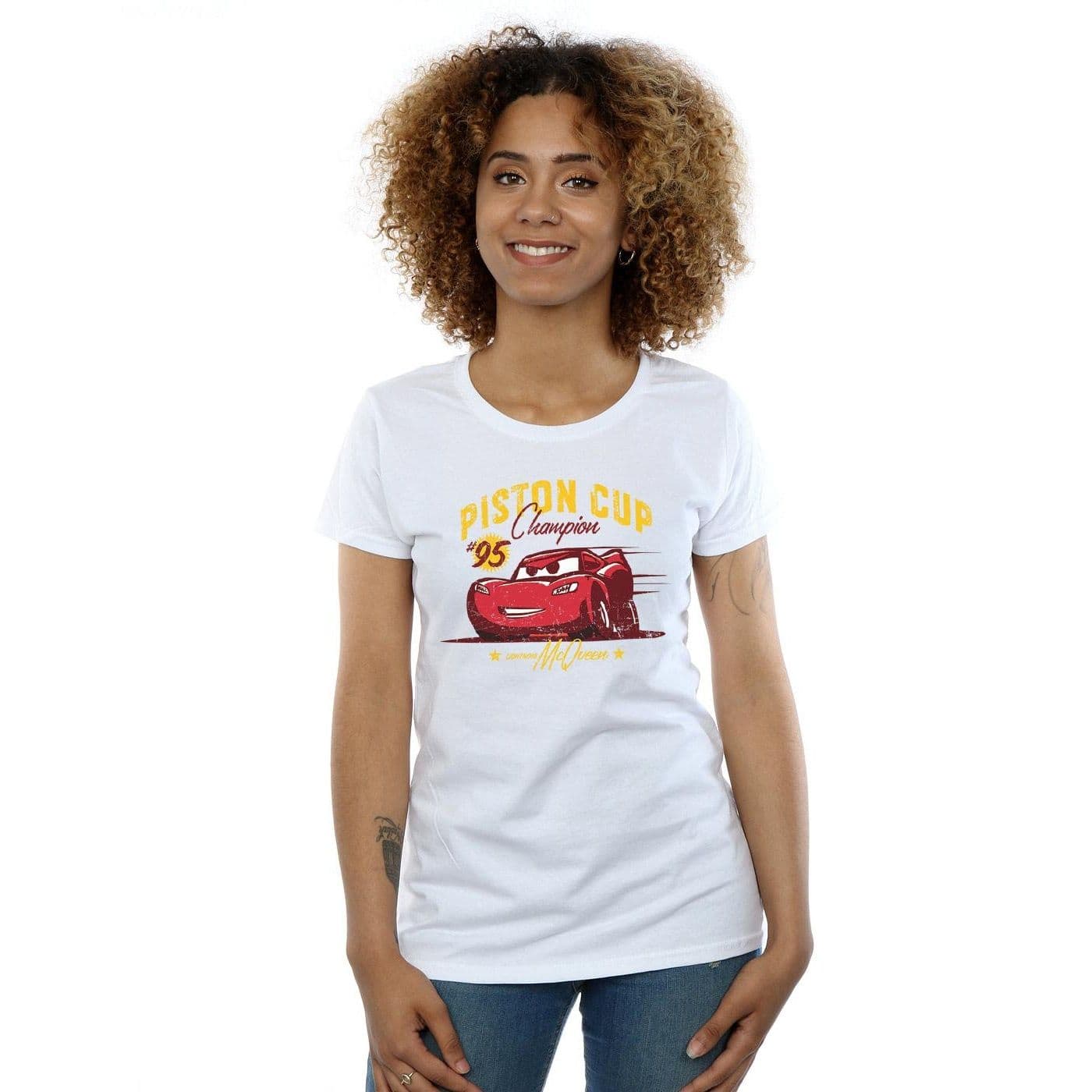 Cars Piston Cup Champion Cotton T Shirt