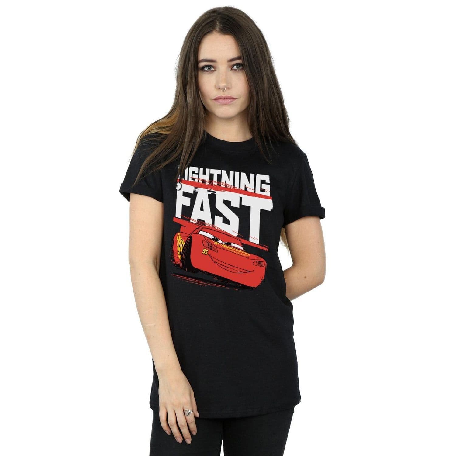 Cars Lightning Fast Cotton Boyfriend T Shirt
