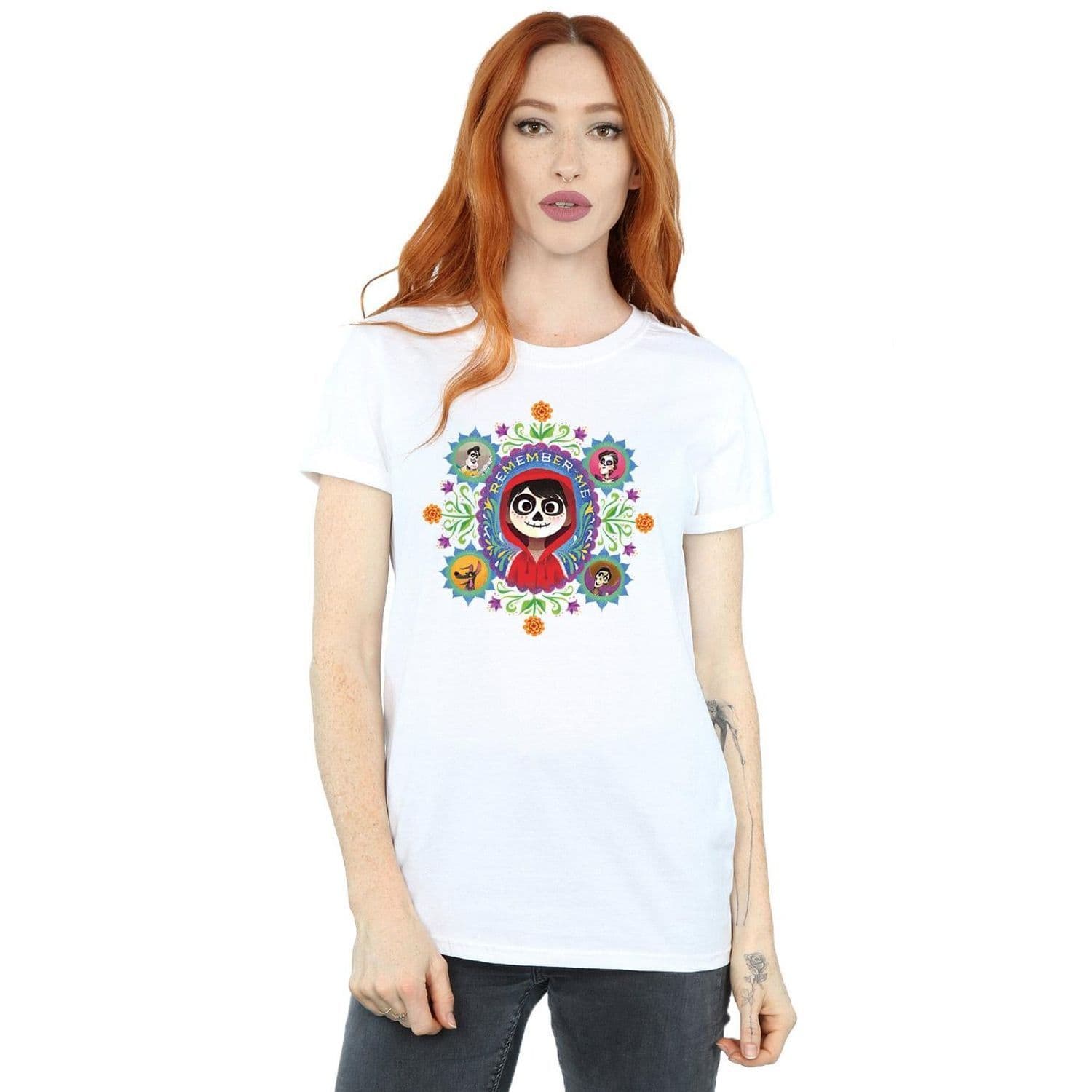 Coco Remember Me Cotton Boyfriend T Shirt