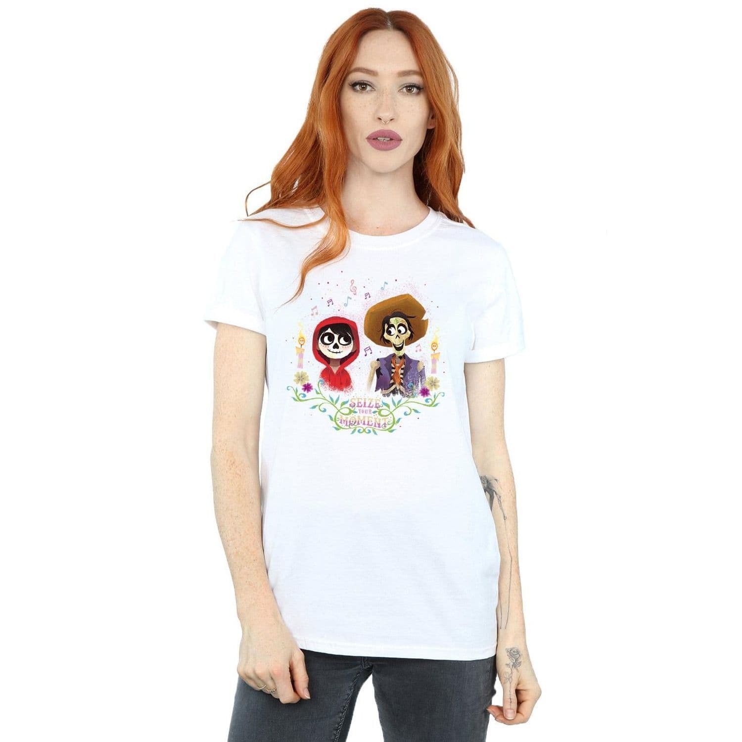 Coco Miguel & Hector Cotton Boyfriend T Shirt