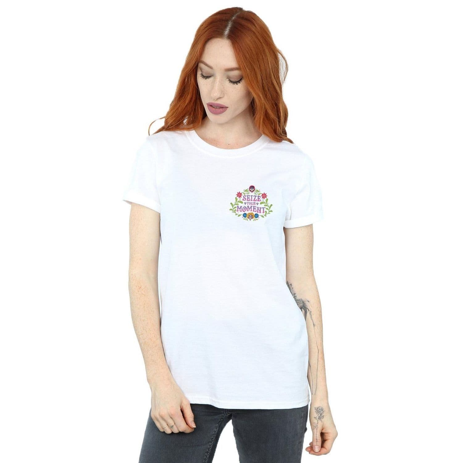 Coco Seize Your Moment Cotton Boyfriend T Shirt