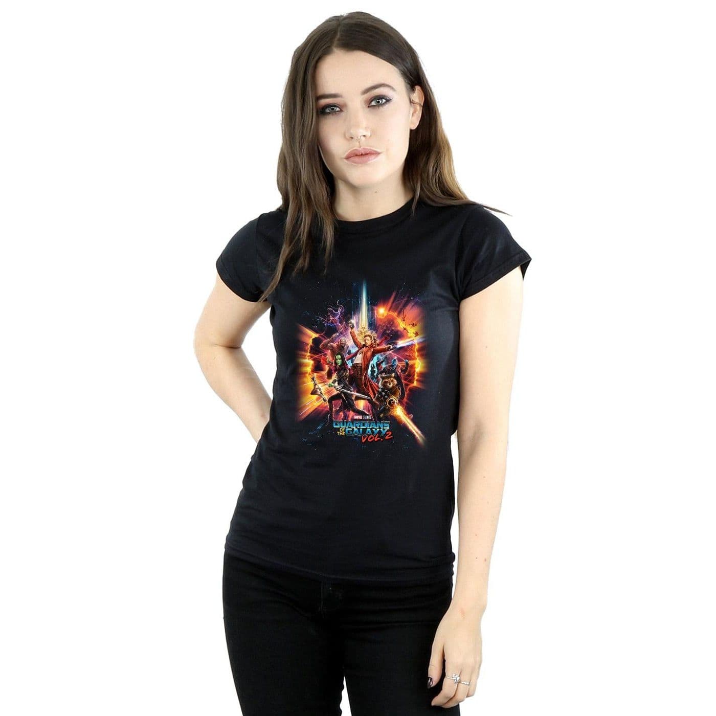 Guardians Galaxy Vol. 2 Team Poster Cotton T Shirt