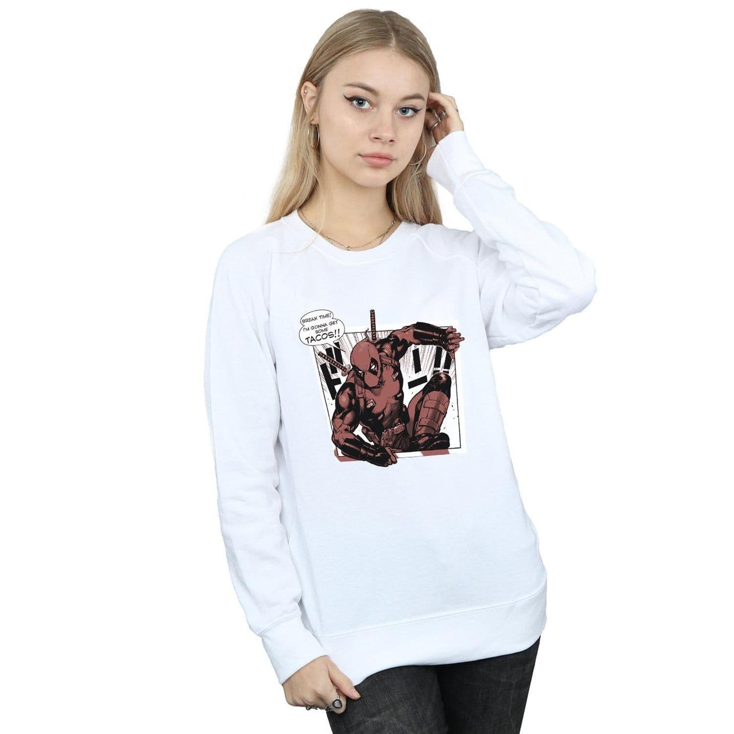 Deadpool Breaktime Tacos Sweatshirt